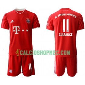 Bayern Monaco Mickael Cuisance 11 Bambino Maglia Prima 2020/2021 Manica Corta (+ Pantaloncini)